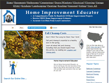 Tablet Screenshot of homeimprovementeducator.com